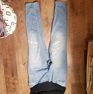 Maternity Jeggings- Distressed